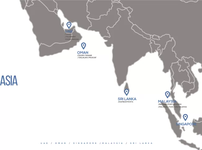 Asia map